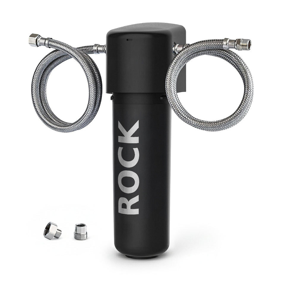 ROCKPURE Essential Under-Sink Water Filter Kit – Chlorine-Free, Better-Tasting Tap Water (Easy Fit)